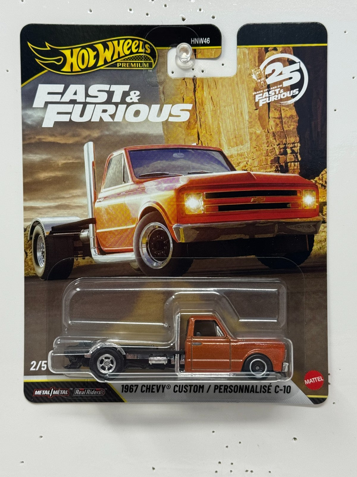 Hot Wheels Premium Fast & Furious 1967 Chevy C-10 Custom 1:64 Diecast