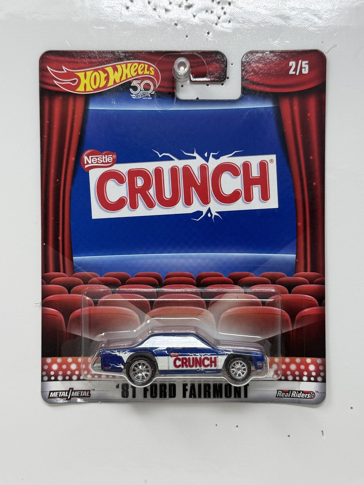 Hot Wheels Nestle Crunch 1981 Ford Fairmont 1:64 Diecast Real Riders