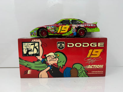 Action NASCAR Jeremy Mayfield #19 Popeye 75th 2004 Dodge Intrepid 1:24 Diecast