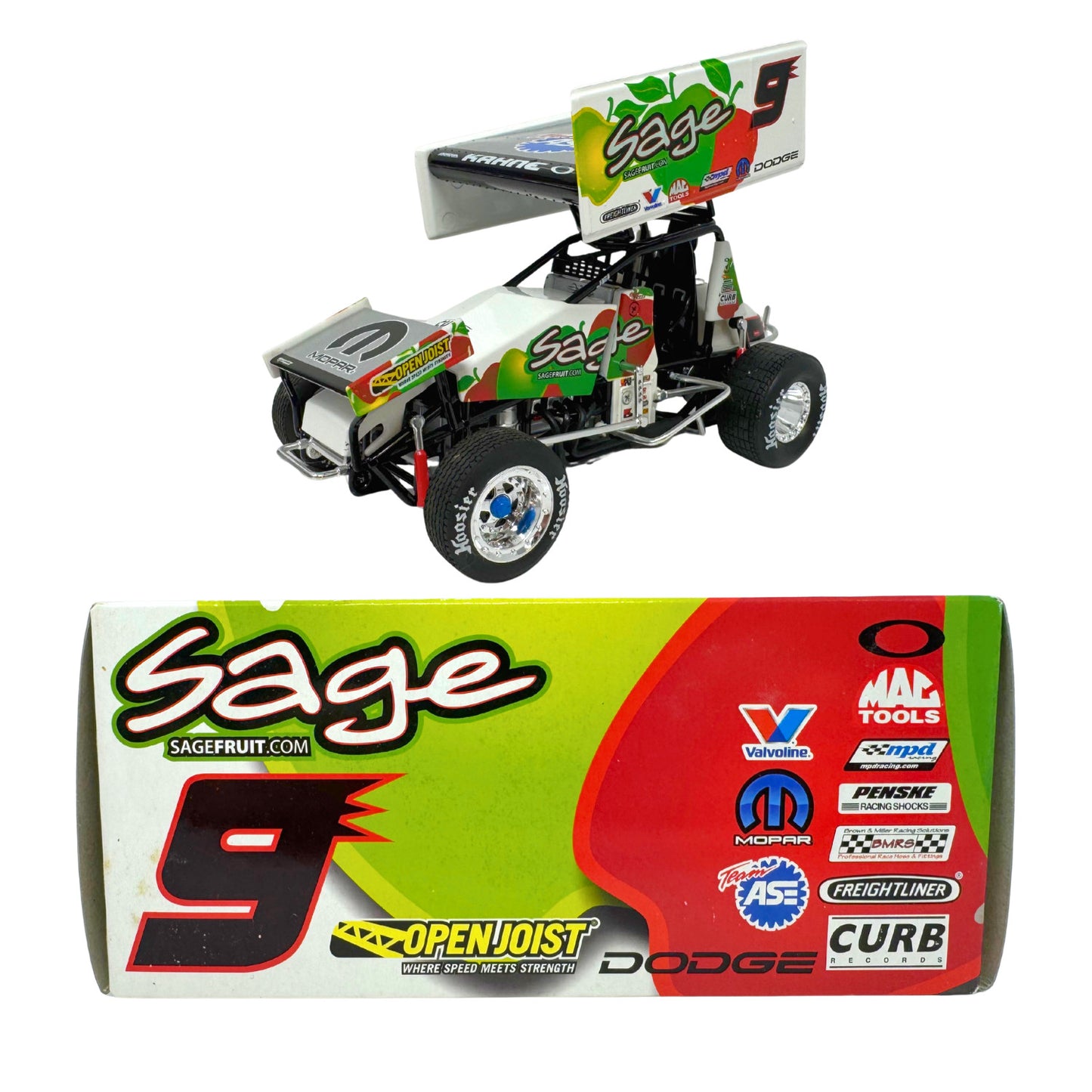 R&R Kasey Kahne #9 Sage Fruit 2007 Sprint Car 125 Diecast