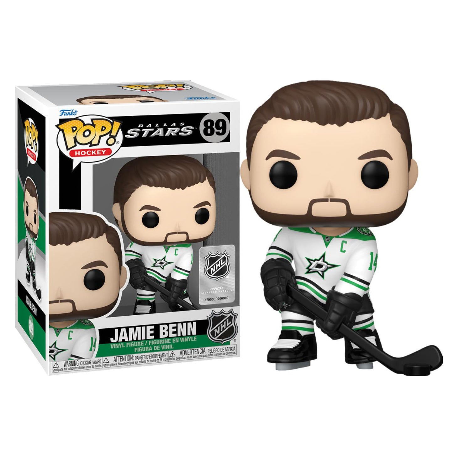 Funko Pop! Hockey Dallas Stars #89 Jamie Benn Vinyl Figure