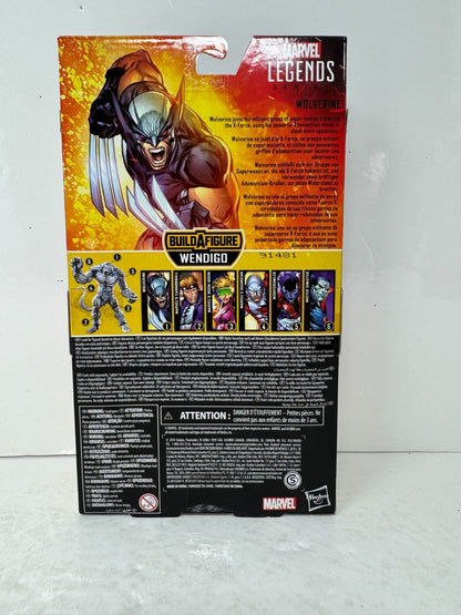 Marvel Legends Uncanny X-Force Wolverine Action Figure w/ Wendigo BAF Piece