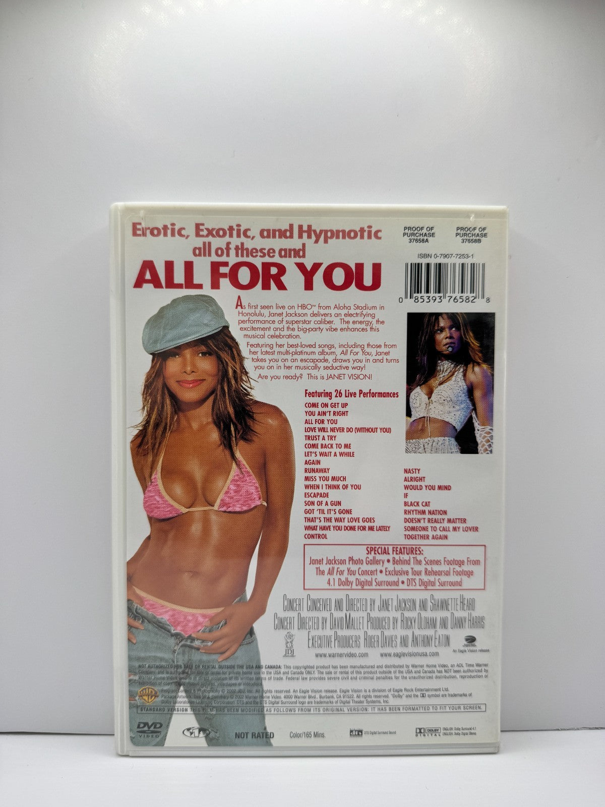 Janet Jackson Live In Hawaii (DVD) Music Concert