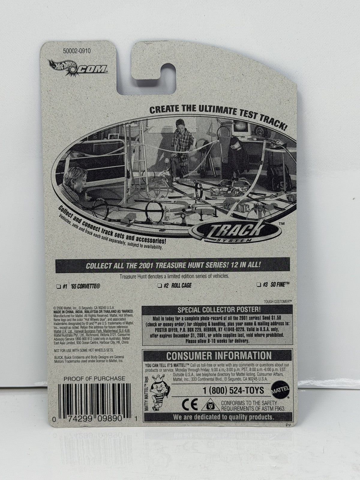 Hot Wheels 2001 Treasure Hunt So Fine 1:64 Diecast