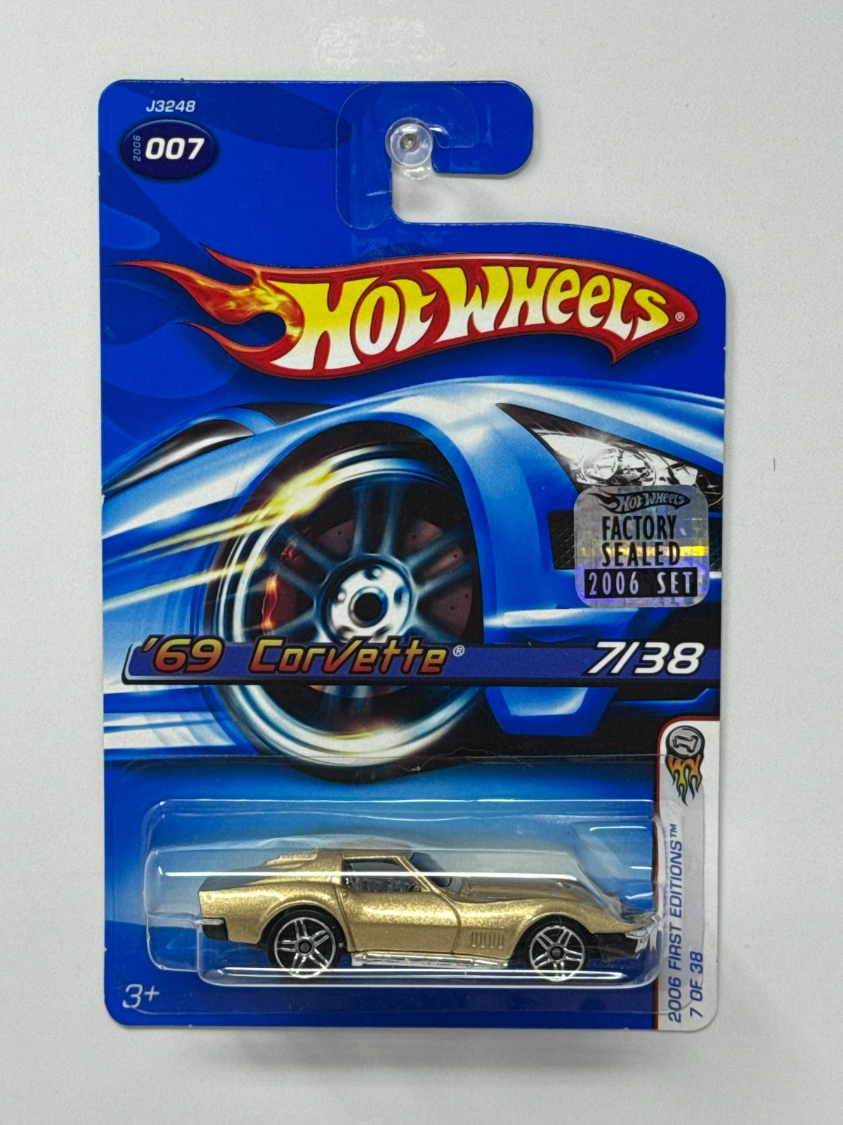 Hot Wheels First Editions 1969 Chevy Corvette 1:64 Diecast Factory Sealed