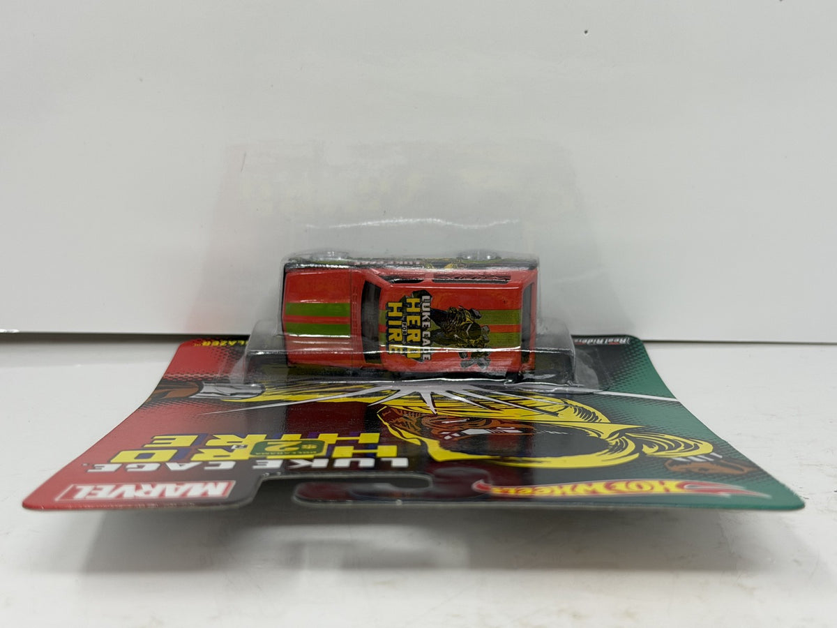 Hot Wheels Marvel Luke Cage 1970 Chevy Blazer 1:64 Diecast Real Riders