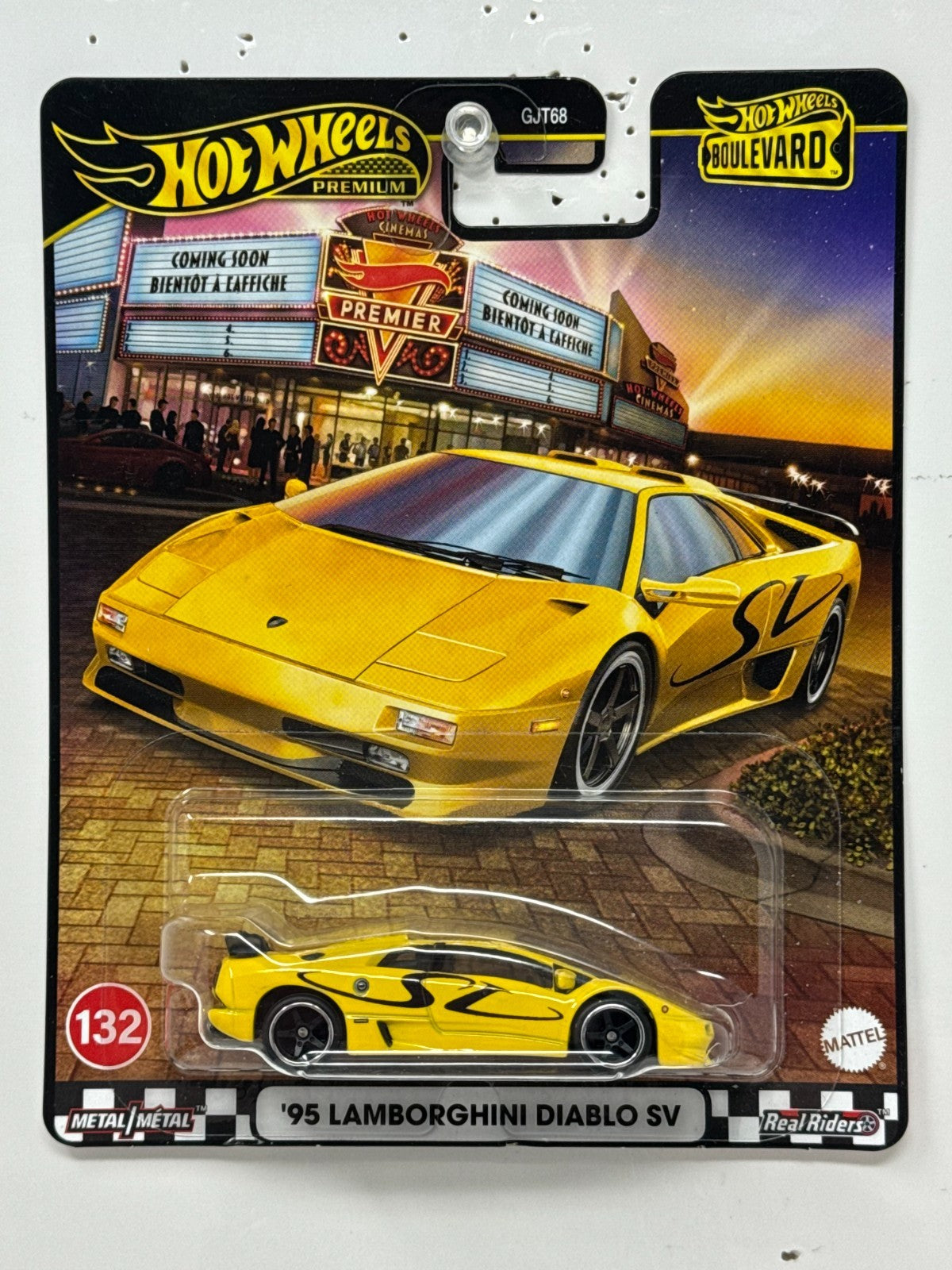 Hot Wheels Premium Boulevard #132 1995 Lamborghini Diablo SV 1:64 Diecast