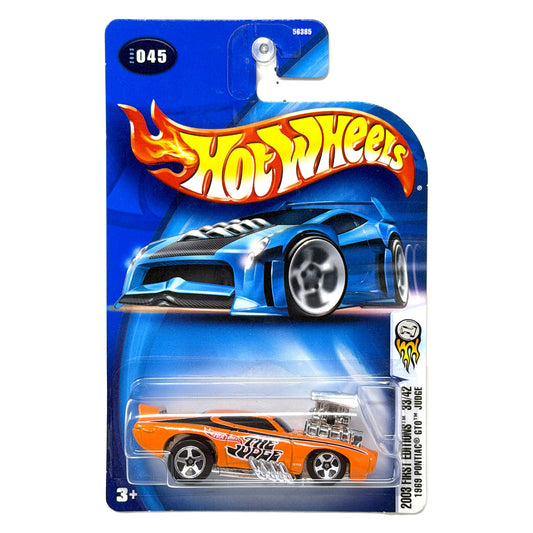 Hot Wheels 2003 First Editions 1969 Pontiac GTO Judge 1:64 Diecast Orange V1