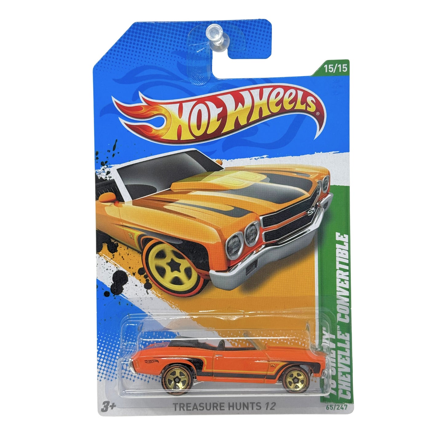 Hot Wheels Treasure Hunt 1970 Chevy Chevelle SS Convertible 1:64 Diecast