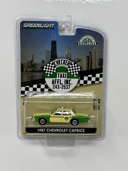 Greenlight Hobby Exclusive 1987 Chevrolet Caprice Checker Taxi 1:64 Diecast