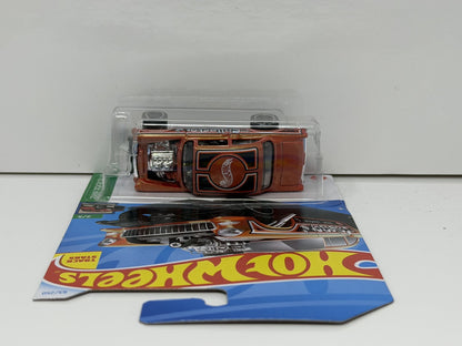 Hot Wheels HW Reverse Rake 1955 Chevy Bel Air Gasser Orange 1:64 Diecast