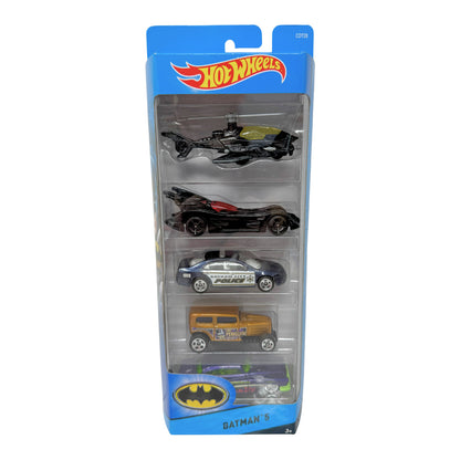 Hot Wheels Batman 5-Pack Gotham City Police Penguin Batmobile 1:64 Diecast Set