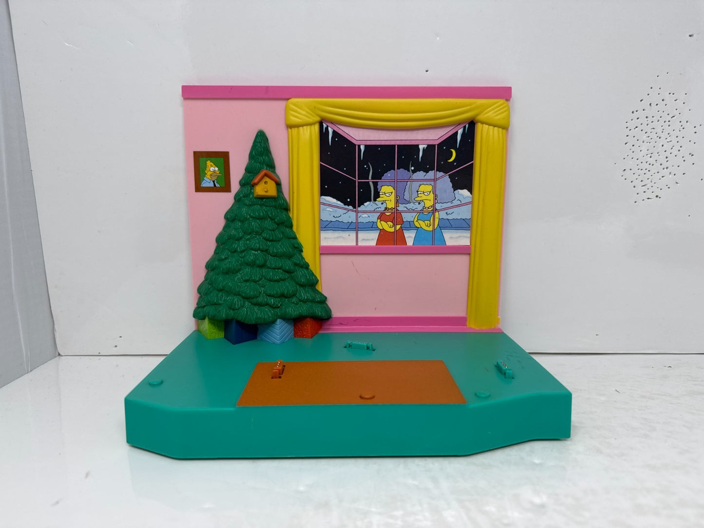 Simpsons World of Springfield Simpson's Christmas Set Playmates Diorama