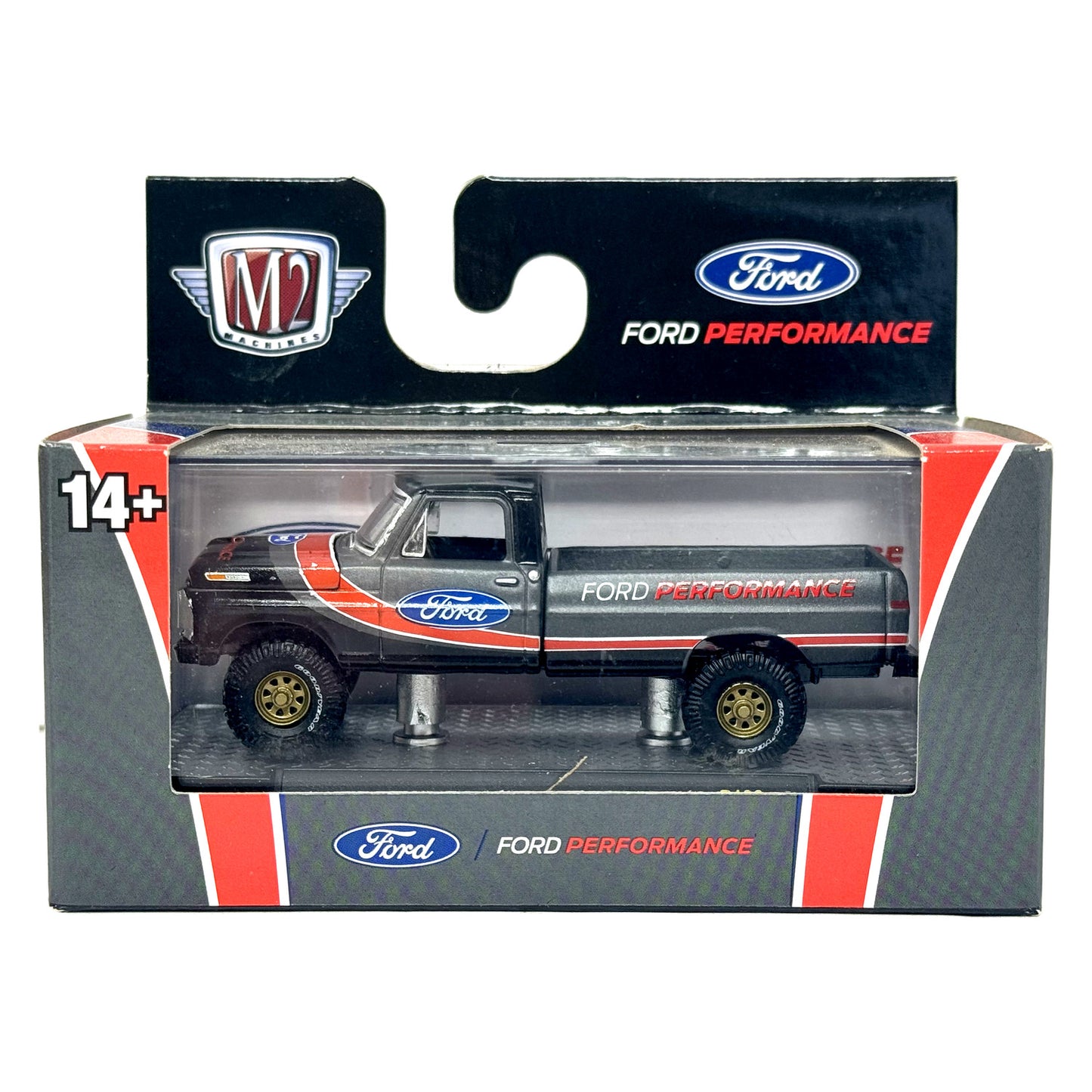 M2 Machines Ford Performance 1972 Ford F-250 Custom 4x4 1:64 Diecast