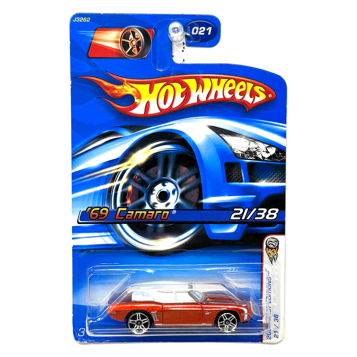 Hot Wheels 2006 First Editions 1969 Chevrolet Camaro 1:64 Diecast Orange