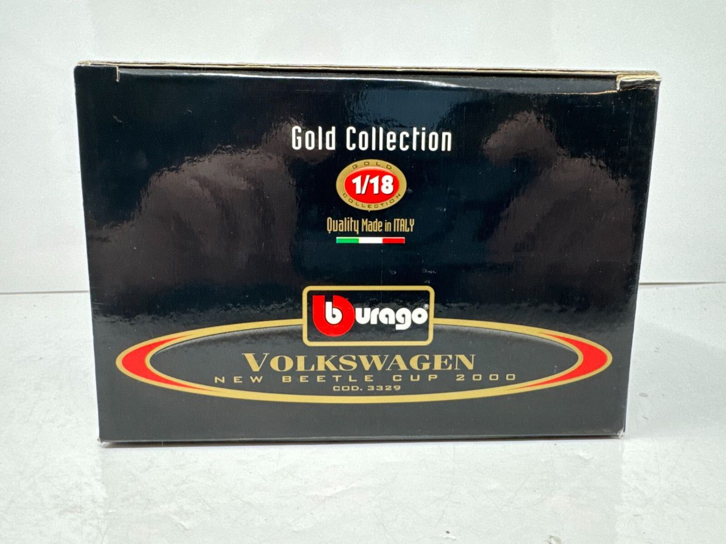 Bburago Volkswagen New Beetle Cup 2000 Gold Collection 1:18 Diecast