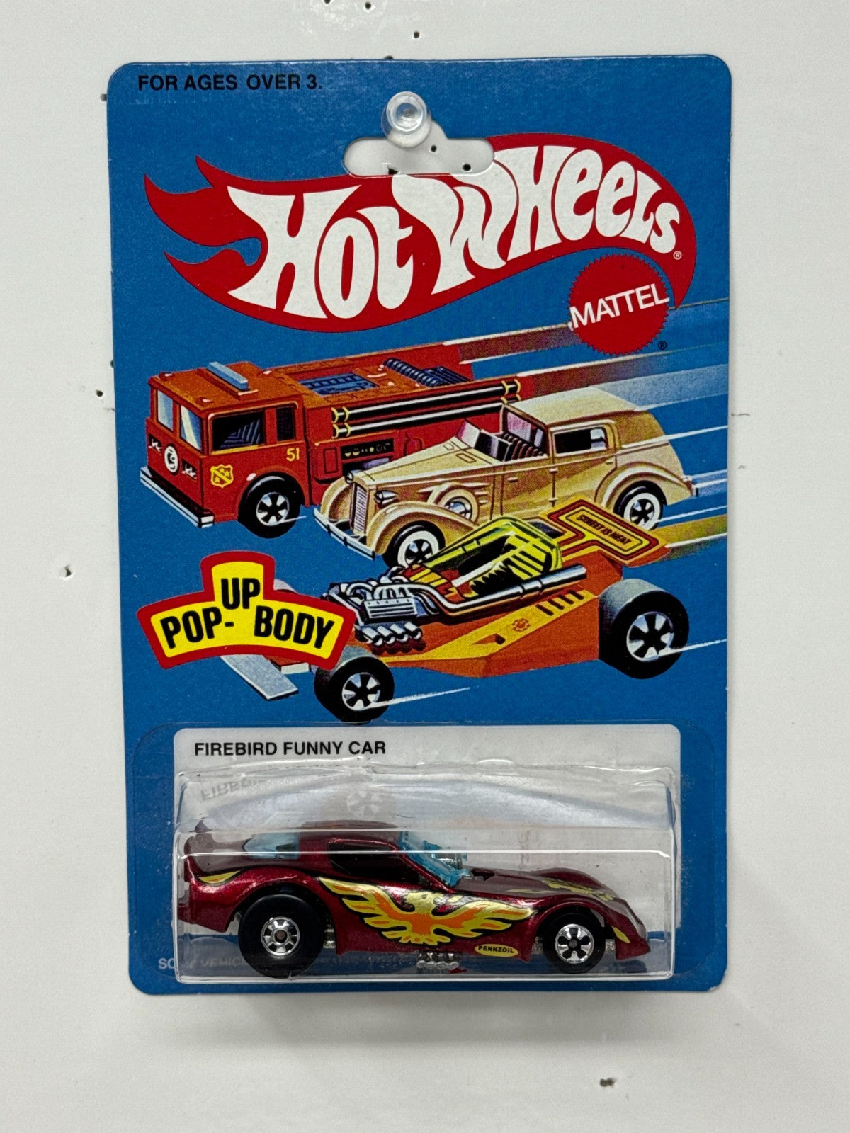 Hot Wheels Pontiac Firebird Funny Car w/ Pop-Up Body 1:64 Diecast