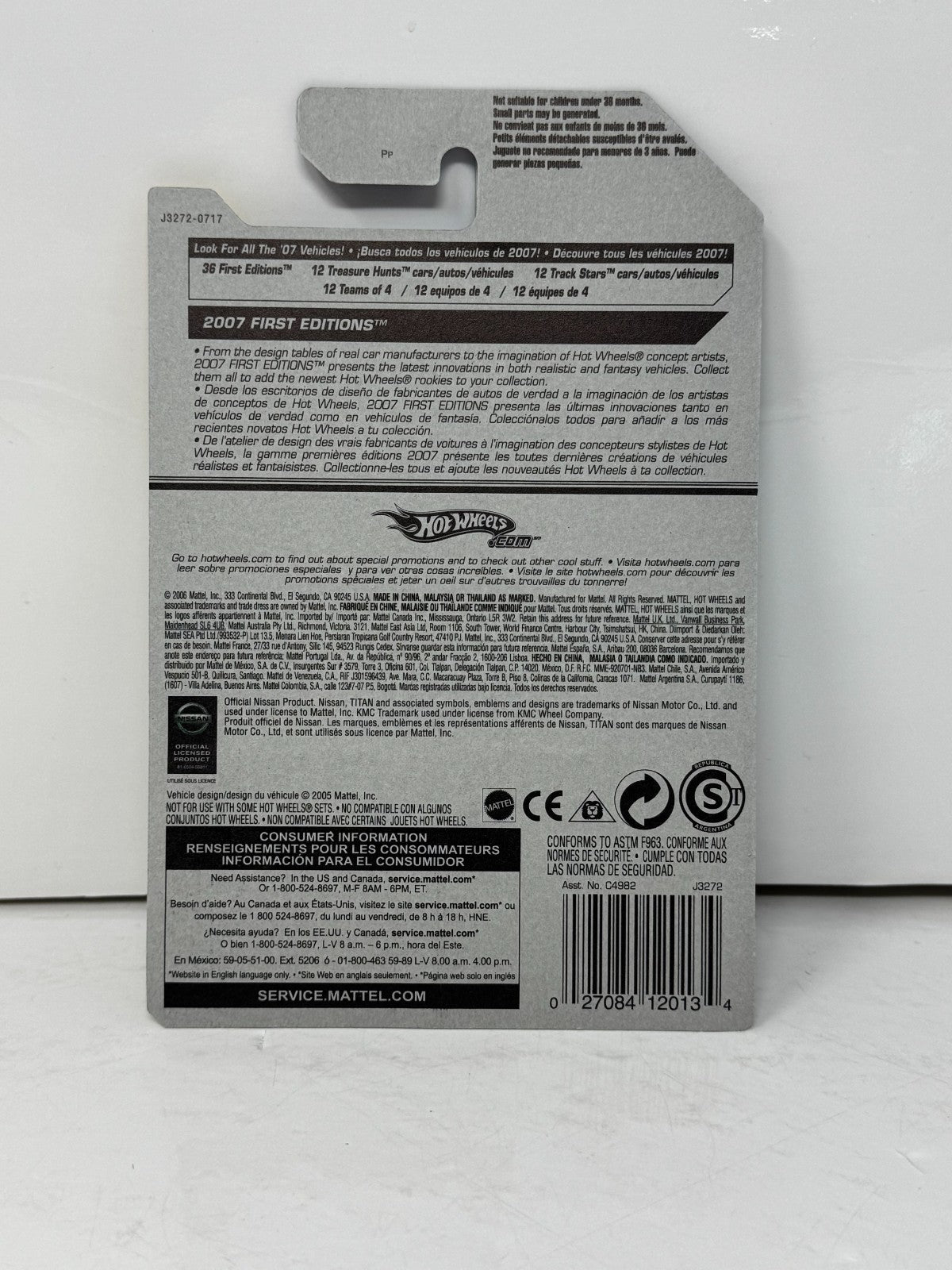 Hot Wheels Nissan Titan 1:64 Diecast