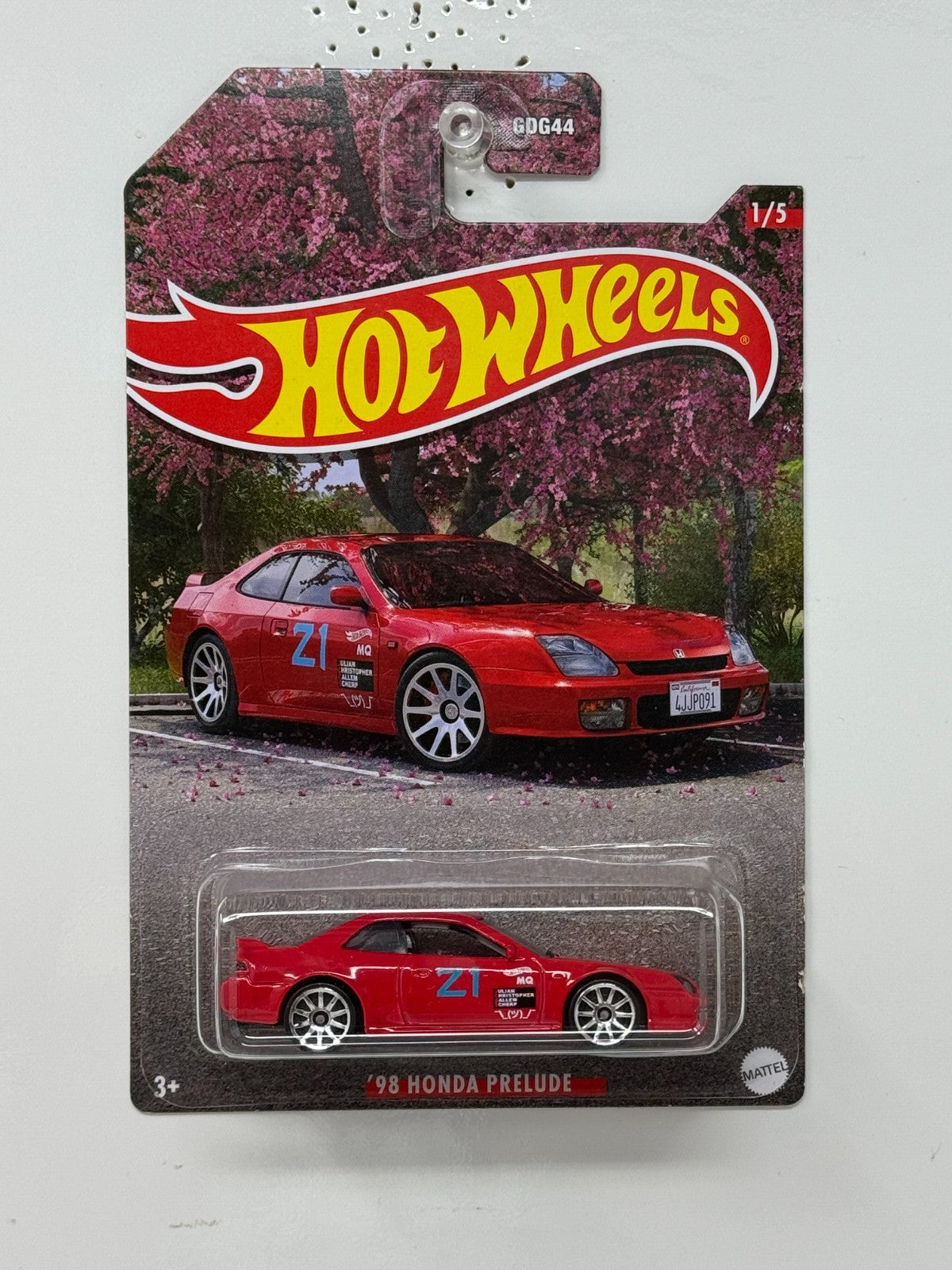 Hot Wheels Japanese Classics 1998 Honda Prelude JDM 1:64 Diecast