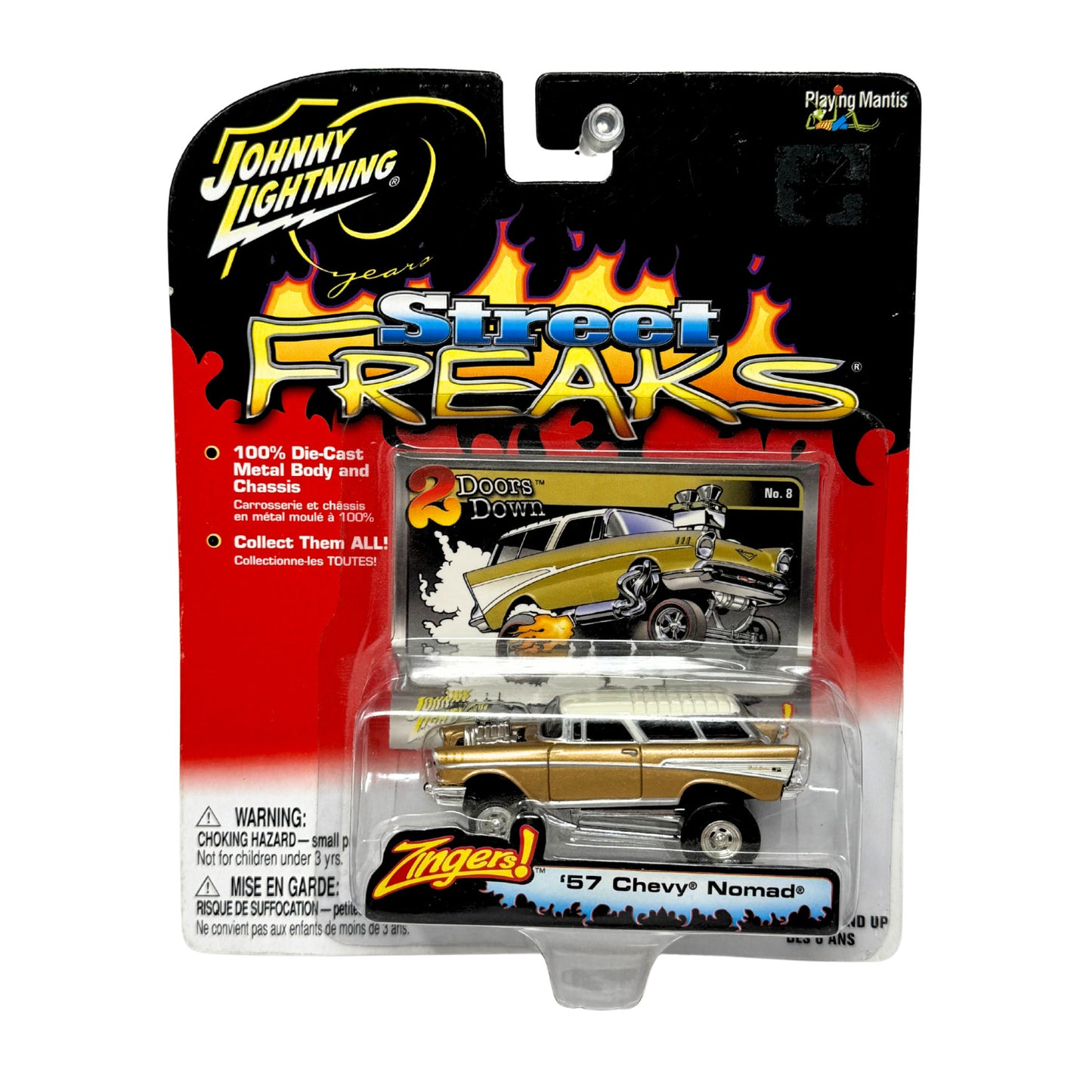 Johnny Lightning Street Freaks 1957 Chevy Nomad Zingers 1:64 Diecast