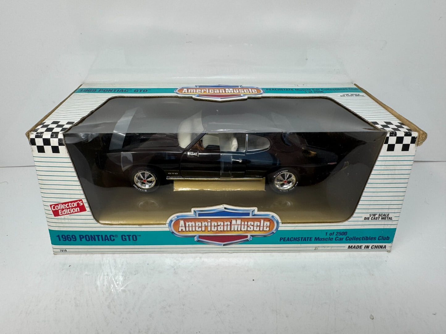American Muscle 1969 Pontiac GTO Peachstate Collectibles Club Ertl 1:18 Diecast