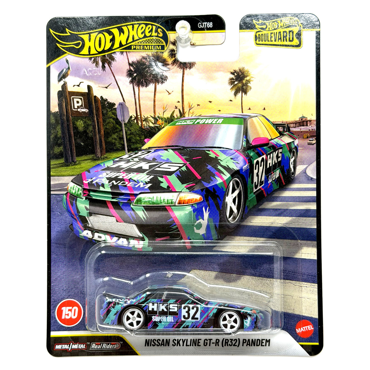 Hot Wheels Premium Boulevard #150 Nissan Skyline GT-R R32 Pandem 1:64 Diecast