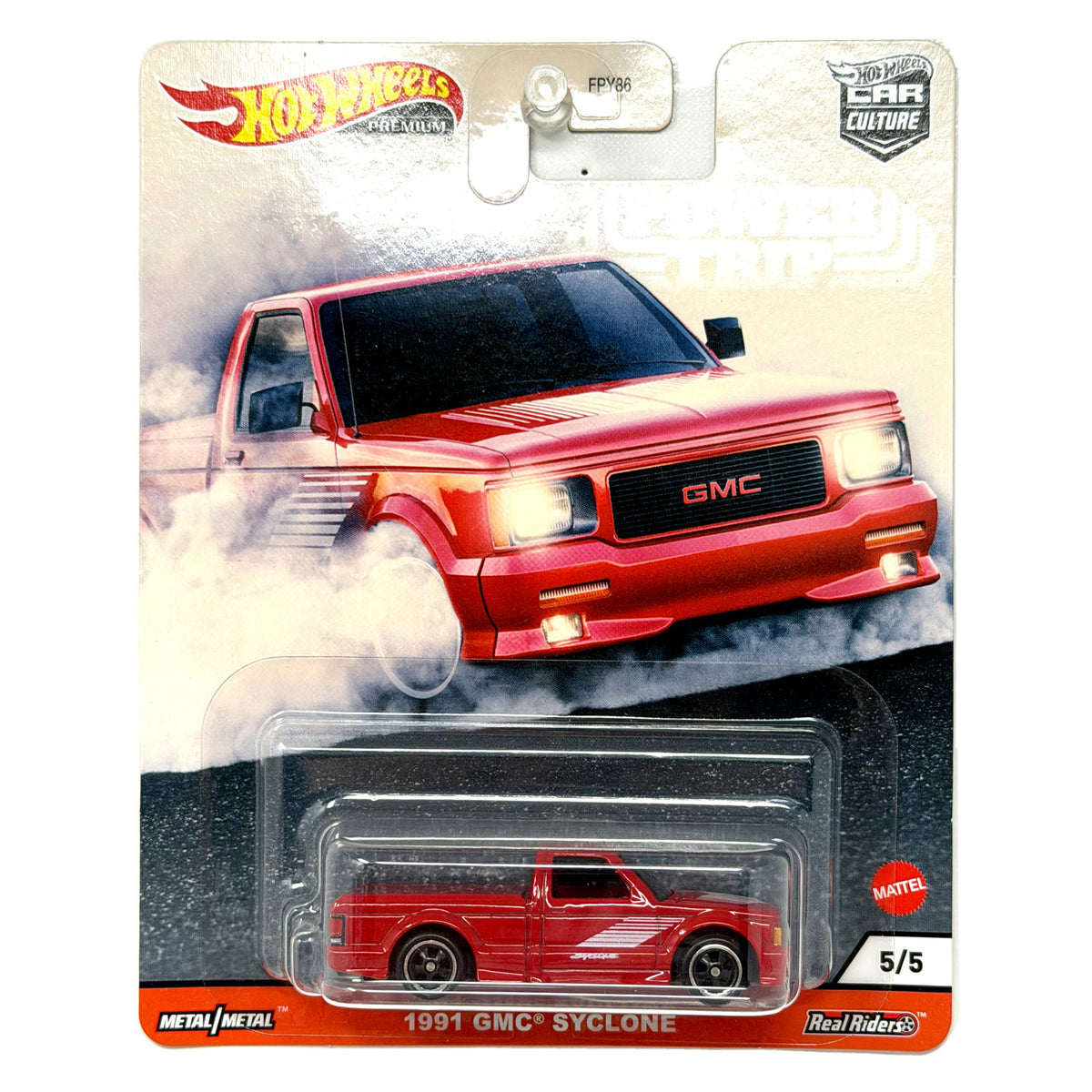 Hot Wheels Premium Power Trip 1991 GMC Syclone 1:64 Diecast