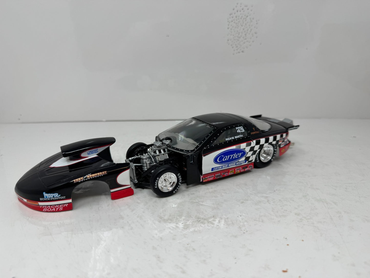 Action RCCA NHRA Rickie Smith Carrier 1997 Pontiac Pro Stock 1:24 Diecast