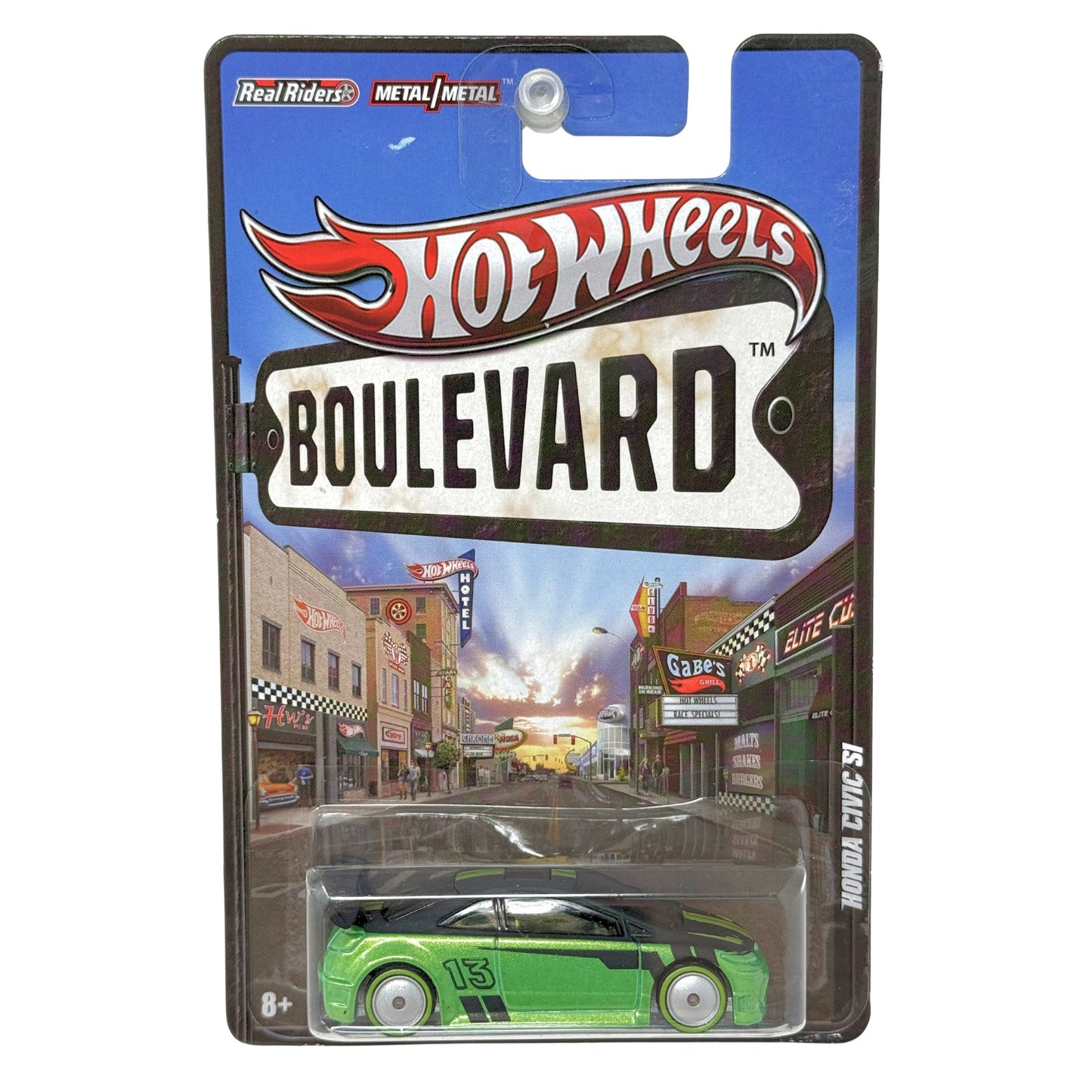 Hot Wheels Boulevard Honda Civic Si Real Riders 1:64 Diecast
