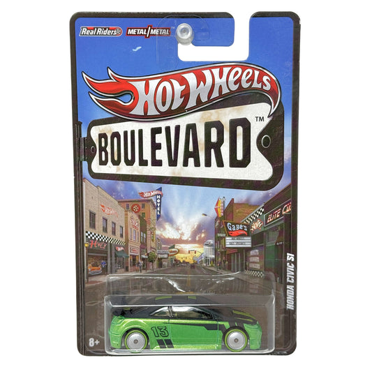 Hot Wheels Boulevard Honda Civic Si Real Riders 1:64 Diecast