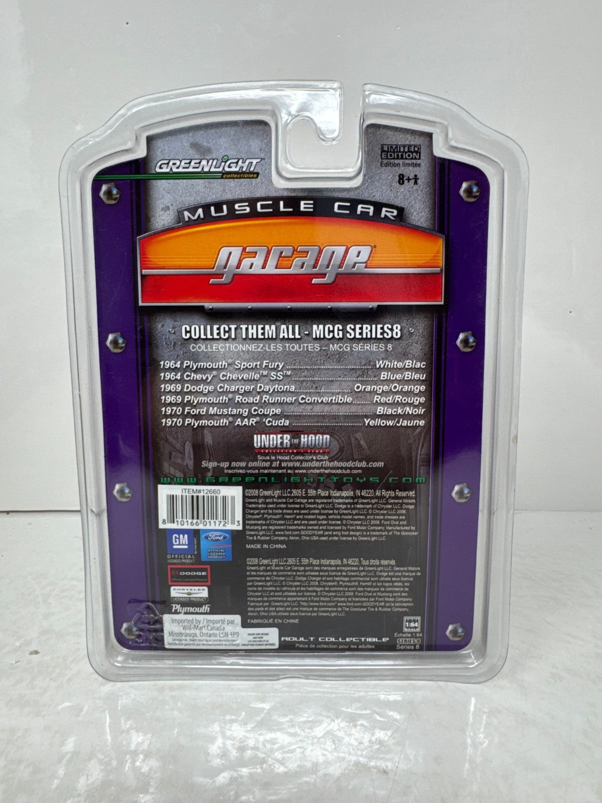 Greenlight Muscle Car Garage 1969 Dodge Charger Daytona 1:64 Diecast