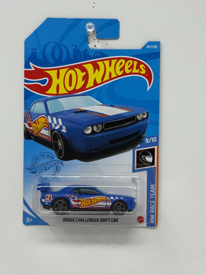 Hot Wheels Race Team Dodge Challenger Drift Car 1:64 Diecast Blue