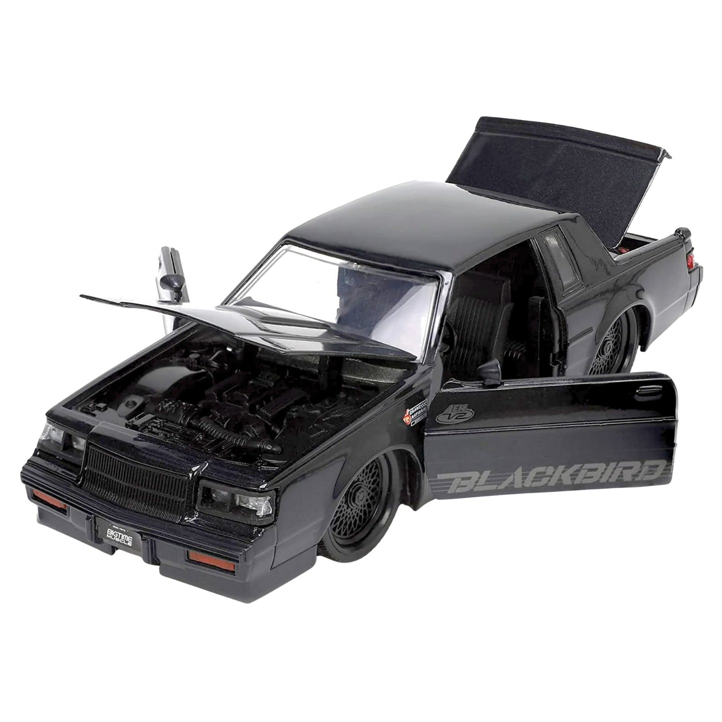 Jada Bigtime Muscle 1987 Buick Grand National Blackbird MiJo Excl. 1:24 Diecast