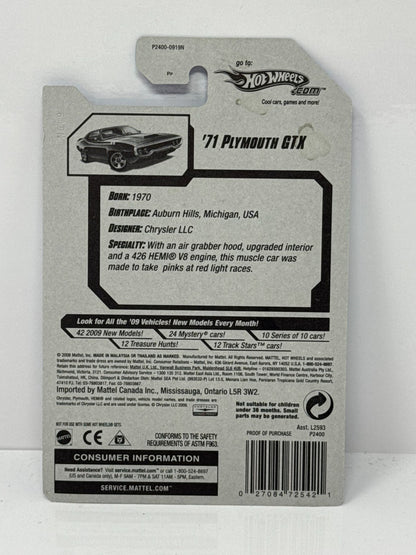 Hot Wheels Muscle Mania 1971 Plymouth GTX 1:64 Diecast Factory Sealed