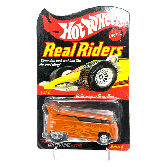 Hot Wheels Real Riders Series 6 Volkswagen Drag Bus 1:64 Diecast 9287/11000