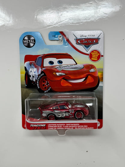 Disney Pixar Cars Lightning McQueen Racing Red 2021 Metal 1:55 Diecast