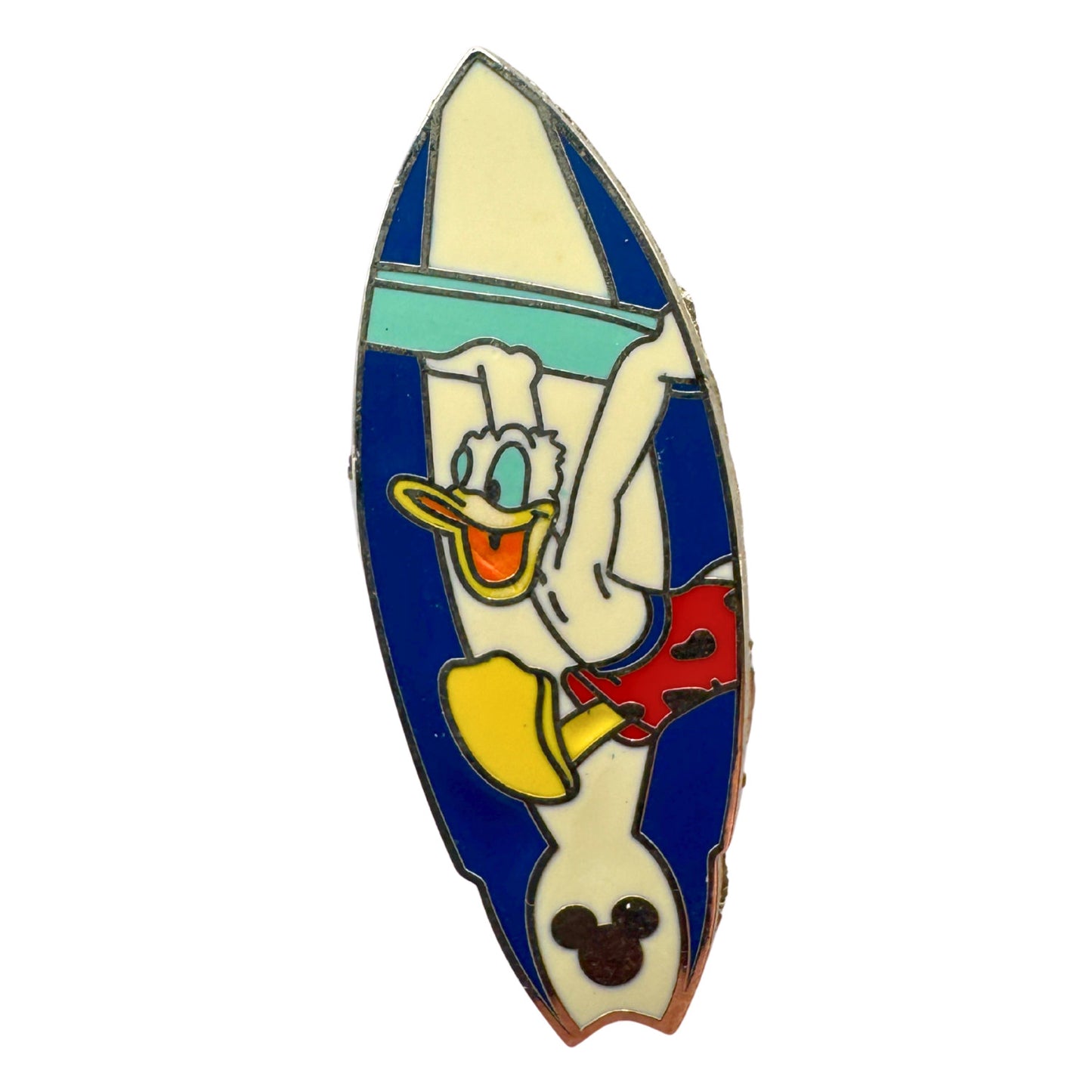 WDW Disney Donald Duck Surfboard Cast Lanyard Series Trading Pin DC2S10
