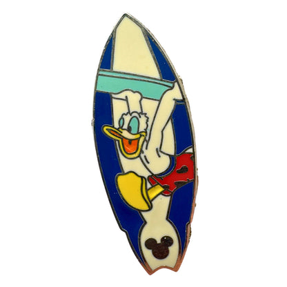 WDW Disney Donald Duck Surfboard Cast Lanyard Series Trading Pin DC2S10