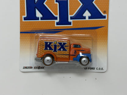 Hot Wheels Kix 1949 Ford C.O.E. 1:64 Diecast Real Riders