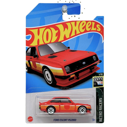 Hot Wheels Retro Racers Ford Escort RS2000 1:64 Diecast