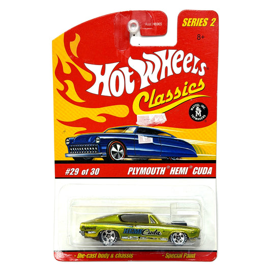 Hot Wheels Classics Series 2 Plymouth Hemi 'Cuda 1:64 Diecast Anitfreeze