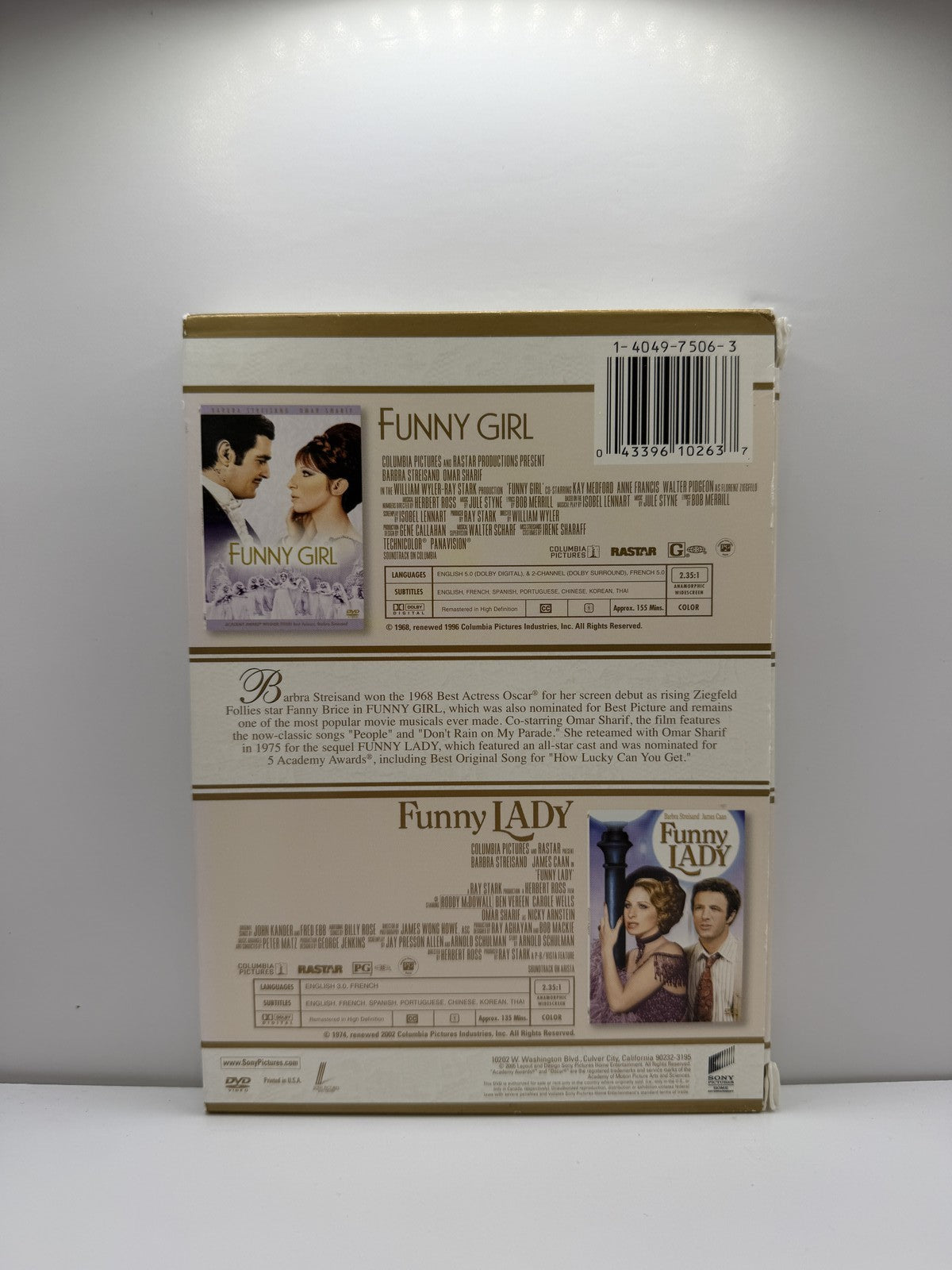 Funny Girl Funny Lady (DVD) Barbra Streisand Movie Collection