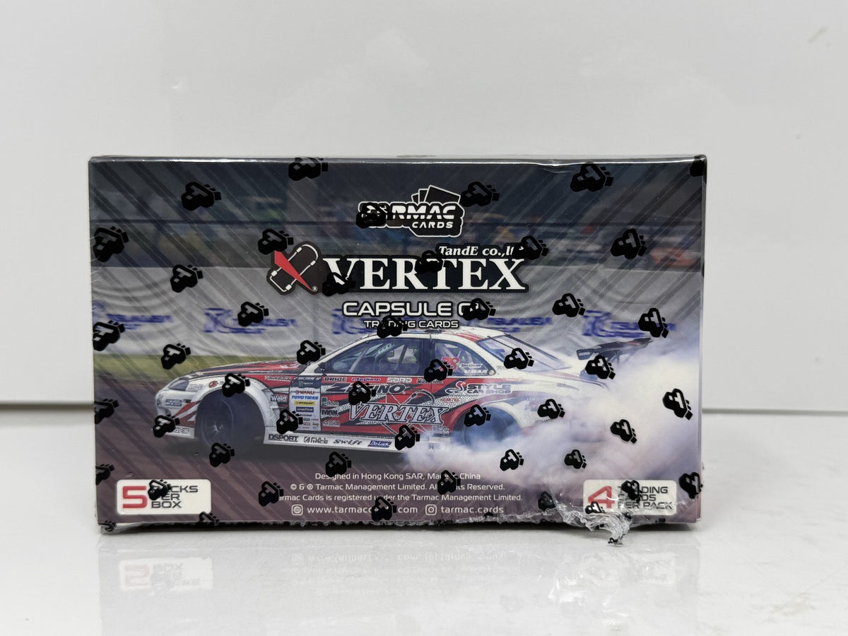 Tarmac Cards Vertex Capsule 01 Trading Cards Sealed Box 5 Packs