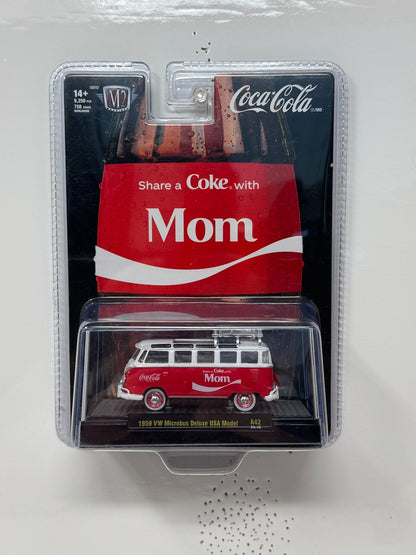 M2 Machines Coca-Cola 1959 Volkswagen Microbus Deluxe USA Model 1:64 Diecast