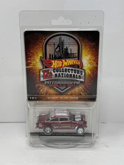 Hot Wheels 2017 Collectors Nationals 1955 Chevy Bel Air Gasser 1:64 Diecast