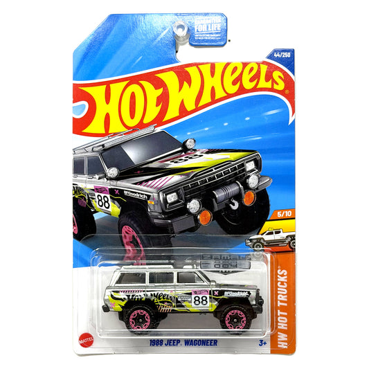 Hot Wheels ZAMAC HW Hot Trucks 1988 Jeep Wagoneer 1:64 Diecast