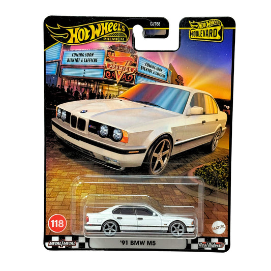 Hot Wheels Premium Boulevard #118 1991 BMW M5 1:64 Diecast