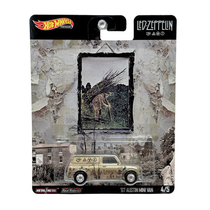 Hot Wheels Premium Led Zeppelin 1967 Austin Mini Van 1:64 Diecast