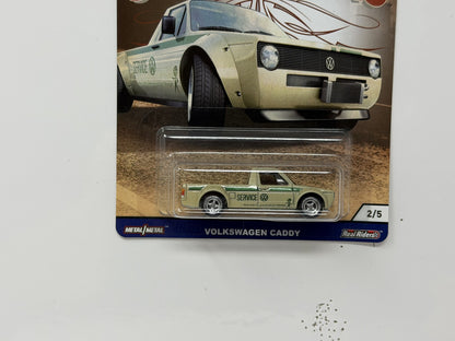 Hot Wheels Shop Trucks Volkswagen Caddy 1:64 Diecast Real Riders