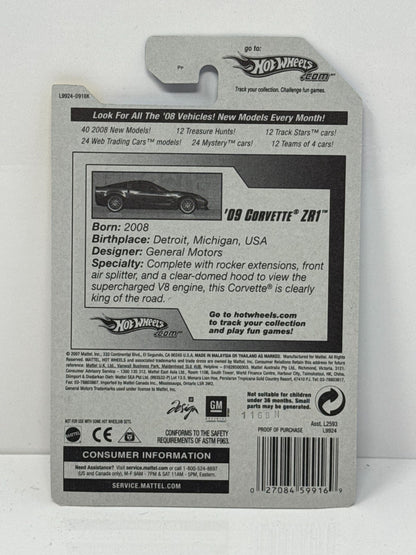 Hot Wheels 2008 New Models 2009 Chevy Corvette ZR1 1:64 Diecast Factory Sealed
